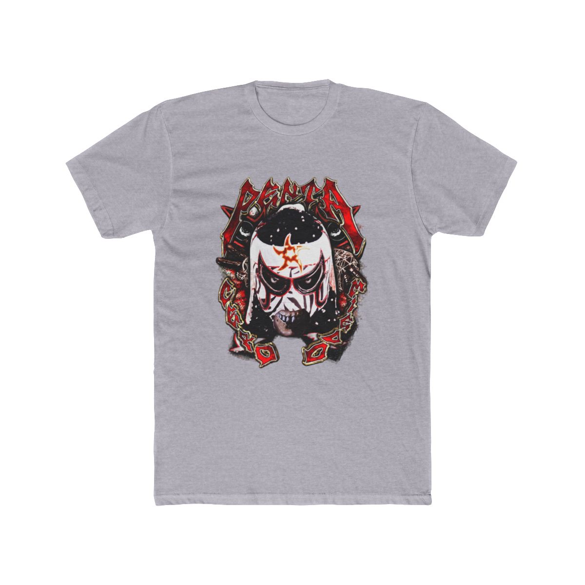 Penta El Zero Miedo – WWE Inspired Lucha Mask Design T Shirt - alternate angle 4, merchandise