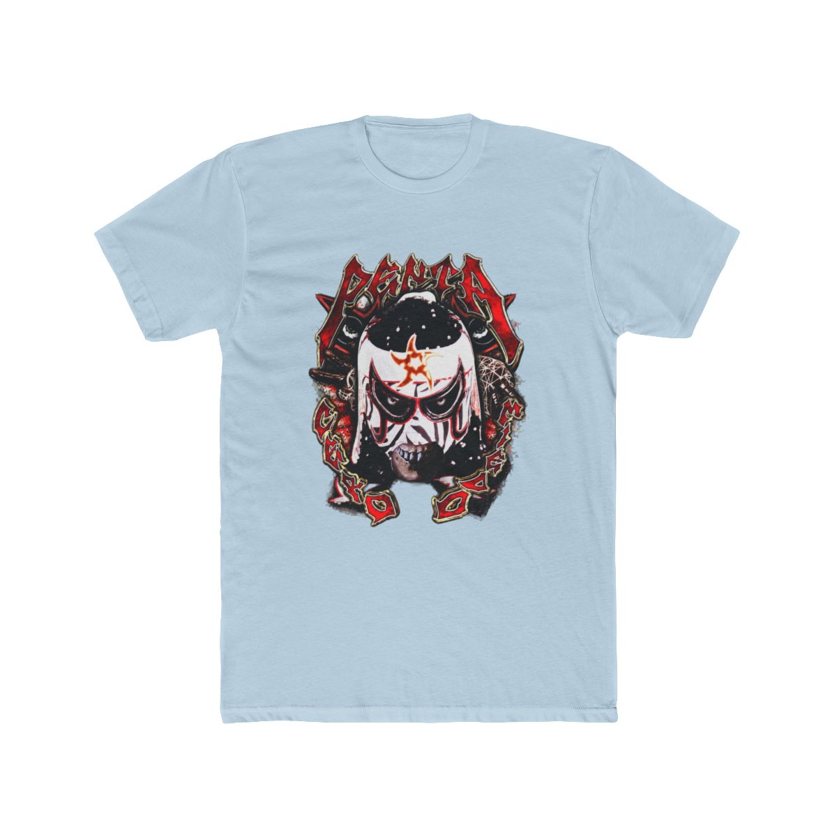 Penta El Zero Miedo – WWE Inspired Lucha Mask Design T Shirt - alternate angle 5, merchandise