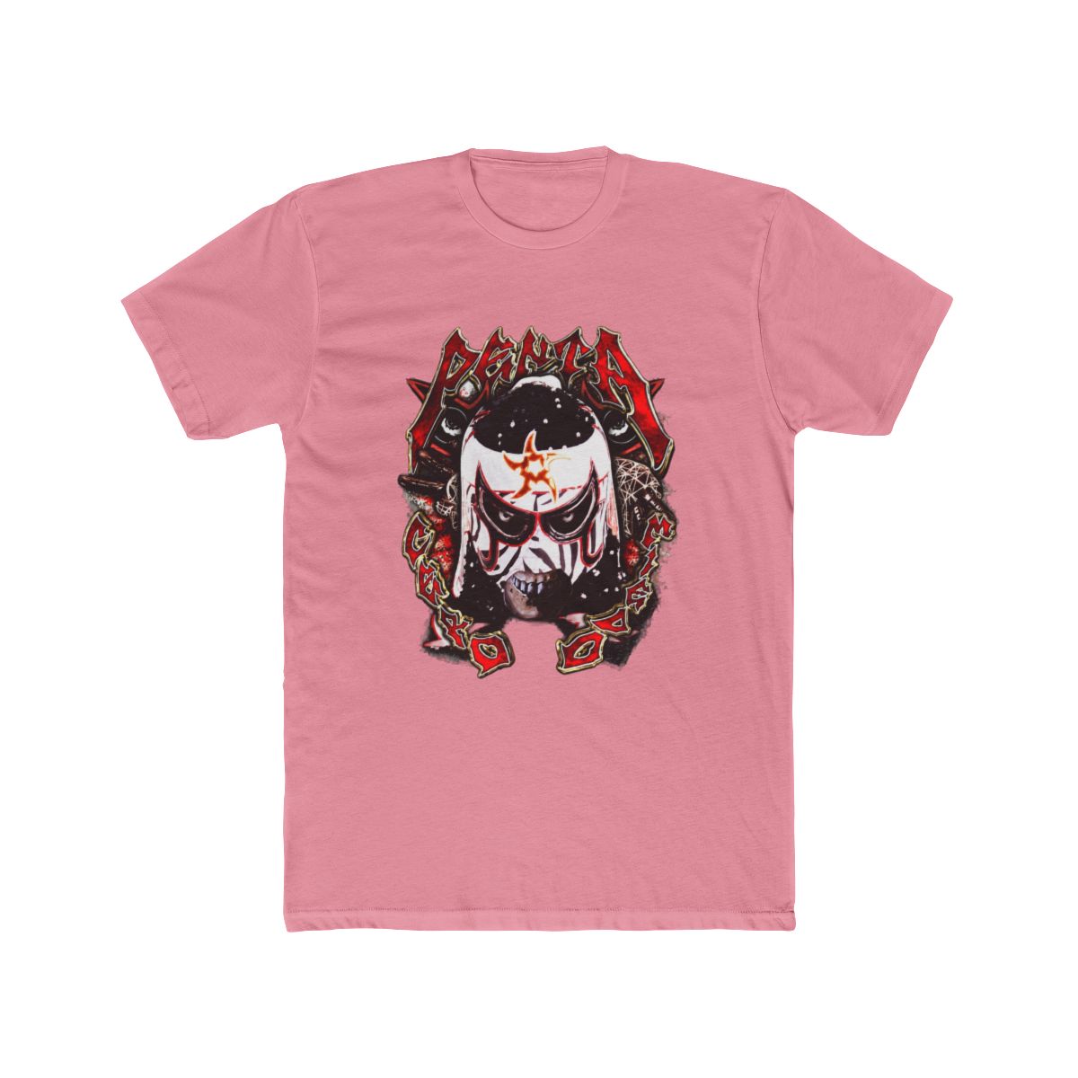 Penta El Zero Miedo – WWE Inspired Lucha Mask Design T Shirt - alternate angle 3, merchandise