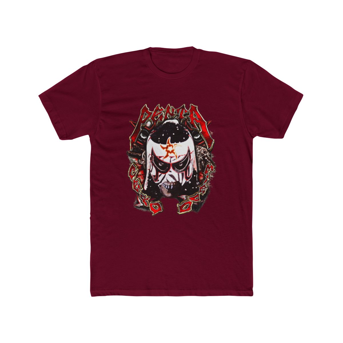 Penta El Zero Miedo – WWE Inspired Lucha Mask Design T Shirt - alternate angle 2, merchandise