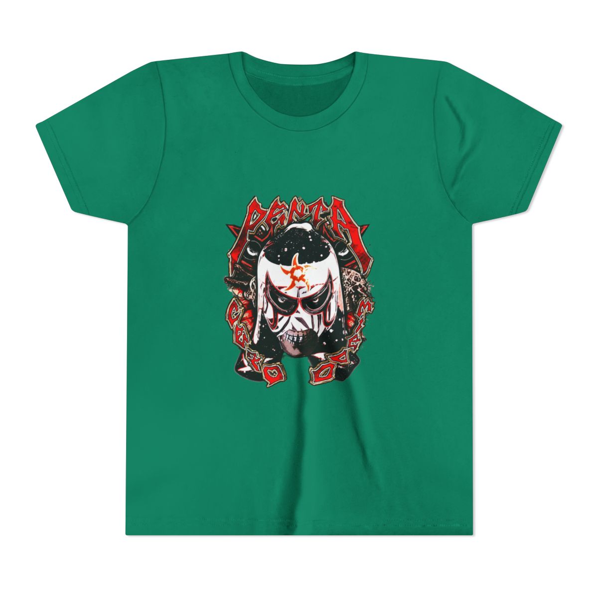 Penta El Zero Miedo – WWE Inspired Lucha Mask Design Kids T Shirt - alternate angle 2, merchandise